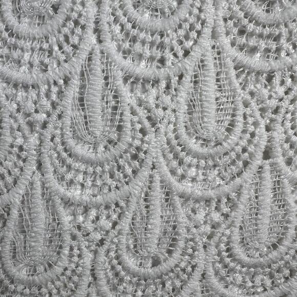 Coastal Blue White Lace Strapless Beach Swim Coverup Dress Size XL (16-18) - Picture 8 of 13